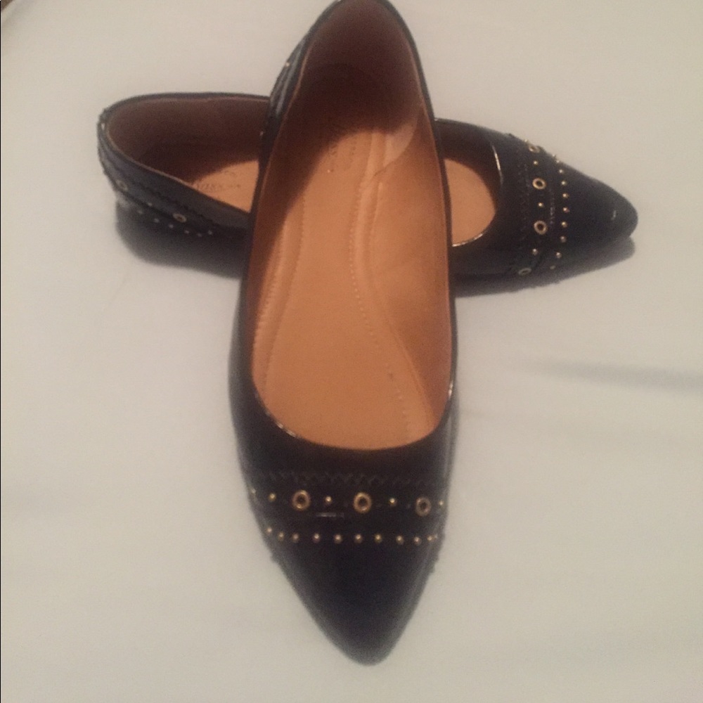 Dark blue Bass flats